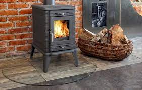 Купить Печь-камин Kratki Koza K10 в интерьере в Лиде Амазонка бай фото в Лиде