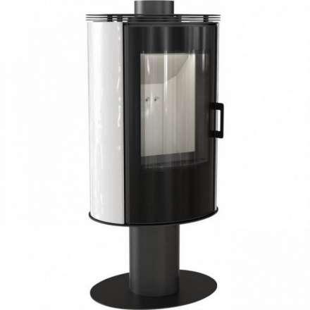 Печь-камин Kratki Koza/AB/S/NO/GLASS/Kafel/Bialy Амазонка бай фото в Лиде