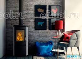 Купить Печь-камин Печь-камин Kratki Koza/AB/S/Kafel/Czarny в интерьере в Лиде Амазонка бай фото в Лиде