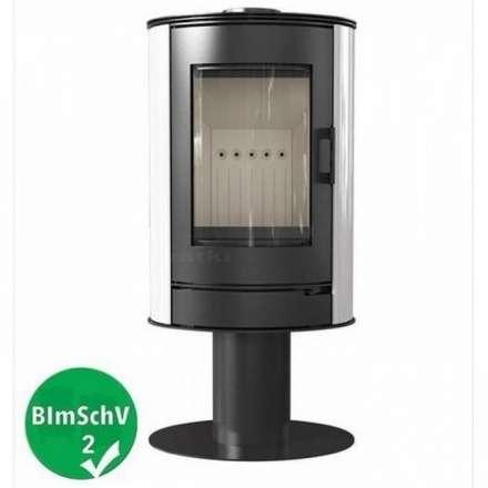 Купить Печь-камин Kratki KOZA/AB/S/N/KAFEL/BIALY (кафель белый) в интерьере в Лиде Амазонка бай фото в Лиде