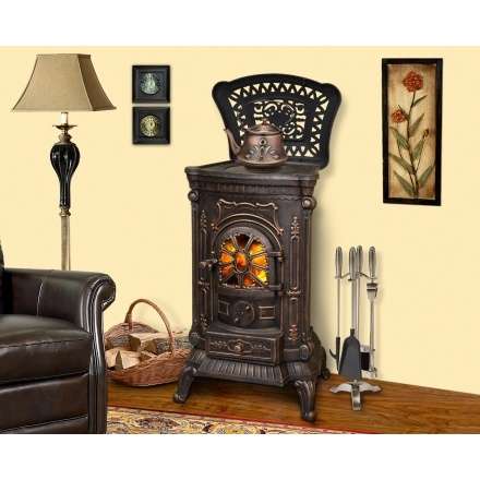 Печь-камин Ambra Eurokom Амбра Амазонка бай фото в Лиде