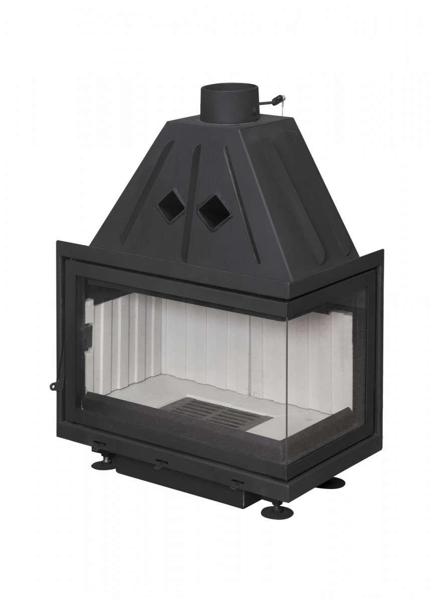 Каминная топка Экокамин Альфа 700 R два стекла правая купить в Лиде