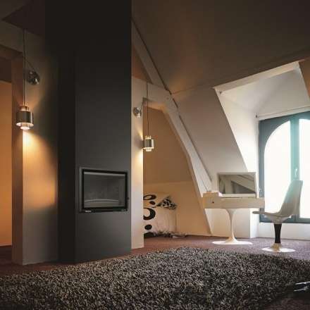 Каминная топка Invicta 700 Grand Angle с подъёмом в Лиде