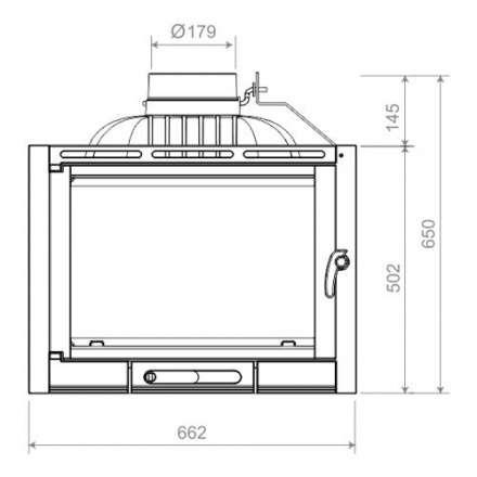 Каминная топка NORDflam Corno в Лиде