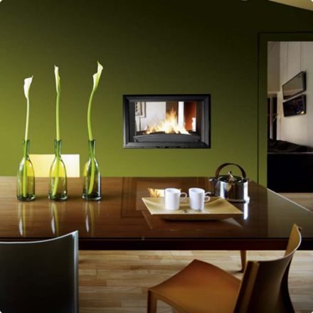 Каминная топка Invicta 800 Double Face в Лиде