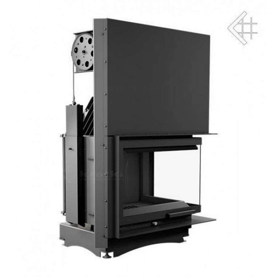 Каминная топка Kratki Zuzia/P/BS/G (угловое стекло справа,гильотина) Амазонка бай фото в Лиде