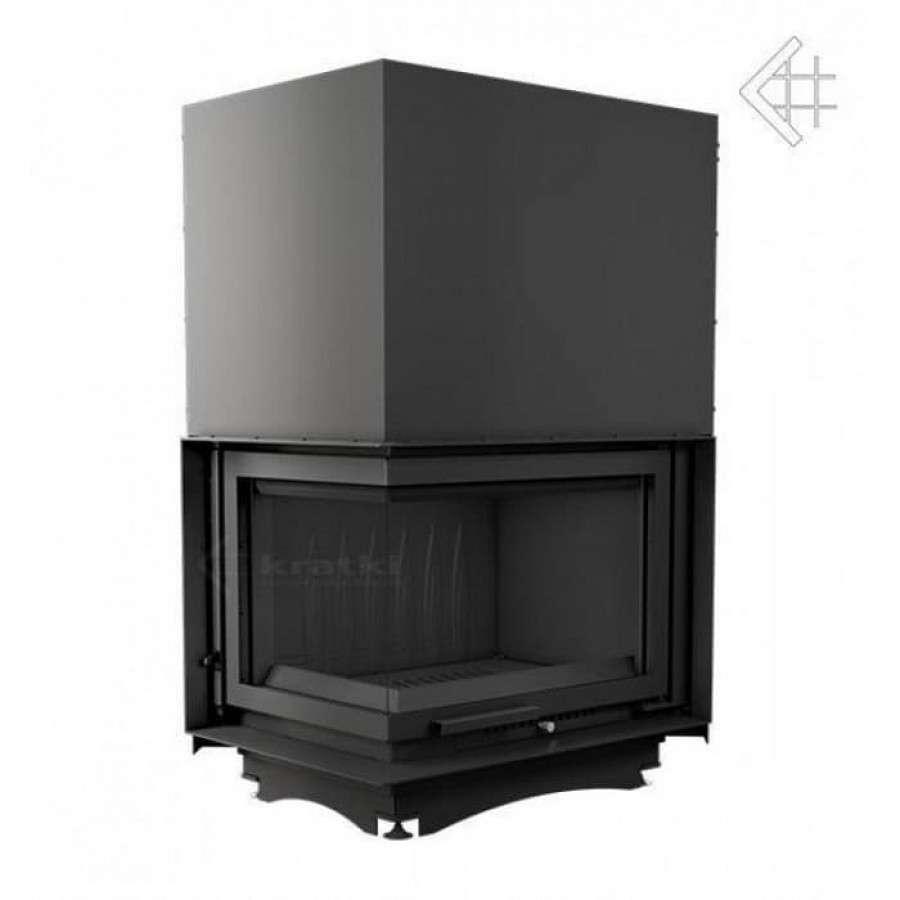 Каминная топка Kratki Zuzia/L/BS/G (угловое стекло слева, гильотина) Амазонка бай фото в Лиде