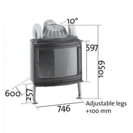 Каминная топка Jotul I 18 Panorama в Лиде