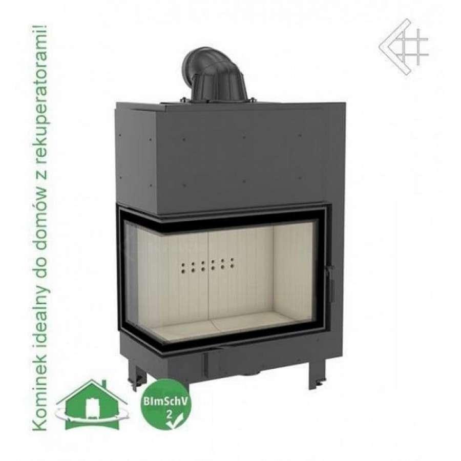 Каминная топка Kratki MBA/L/BS (угловое стекло слева) Амазонка бай фото в Лиде