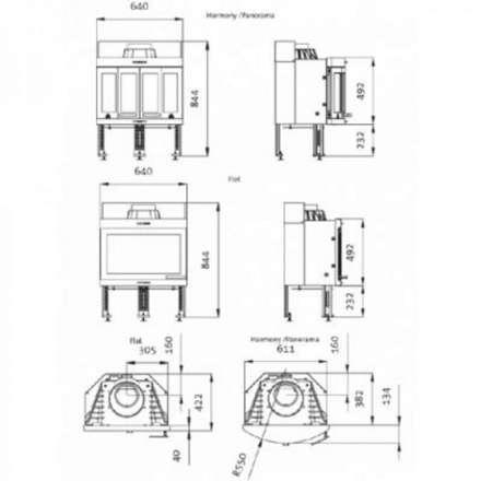 Каминная топка Jotul I 400 Flat BP в Лиде