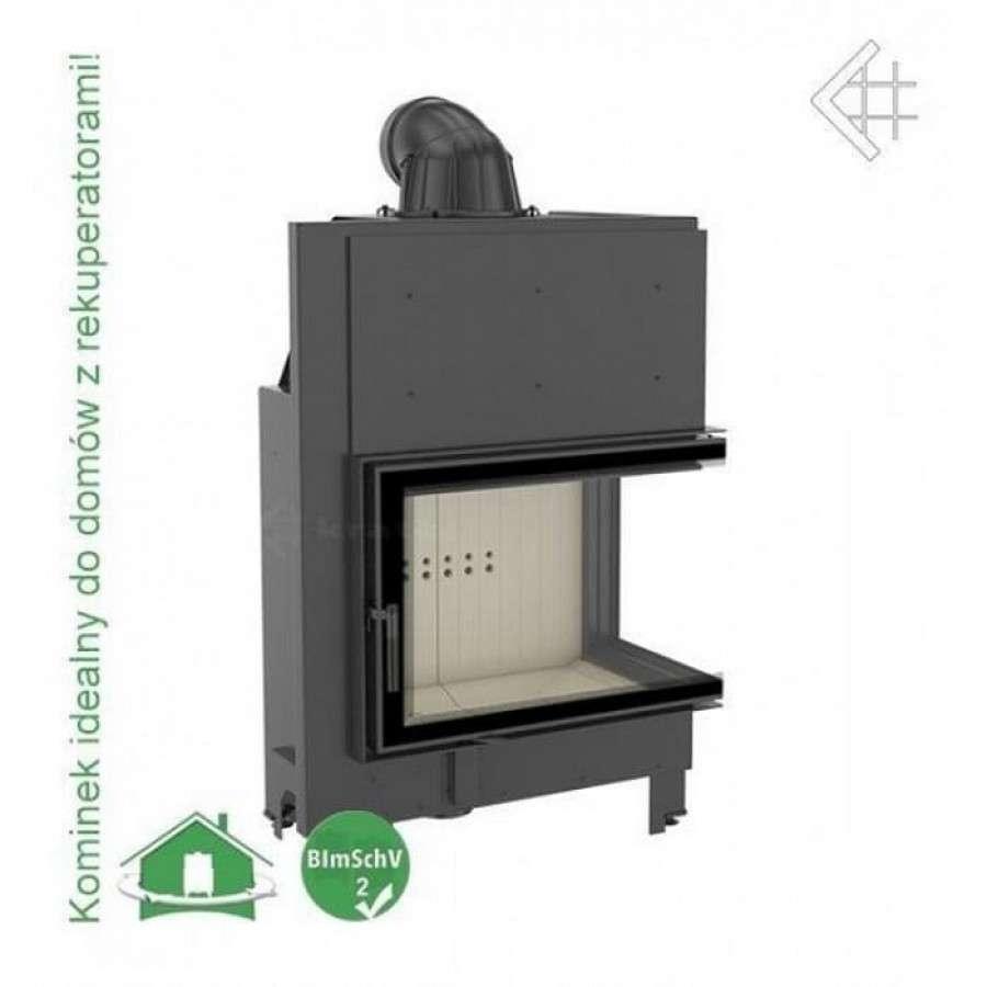 Каминная топка Kratki MBA/P/BS (угловое стекло справа) Амазонка бай фото в Лиде