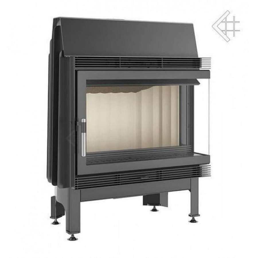 Каминная топка Kratki Blanka/670/570/P/BS (угловое стекло справа) Амазонка бай фото в Лиде