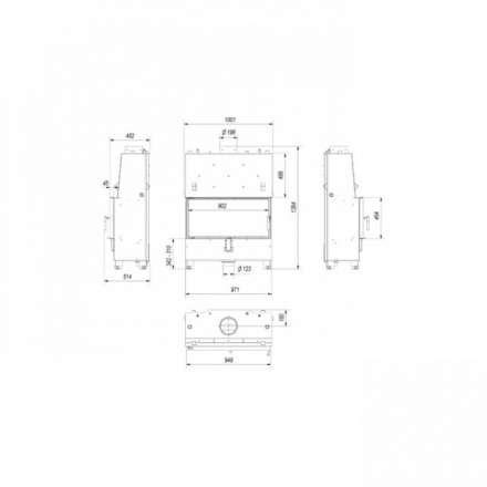 Каминная топка Kratki Lucy/PW/20/W в Лиде