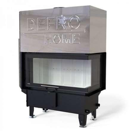 Каминная топка DEFRO HOME RIVA ME BL G SHORT угловая с водяным контуром и подъемом стекла вверх в Лиде