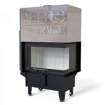 Каминная топка DEFRO HOME RIVA SM BL G SHORT угловая с водяным контуром и подъемом стекла вверх в Лиде
