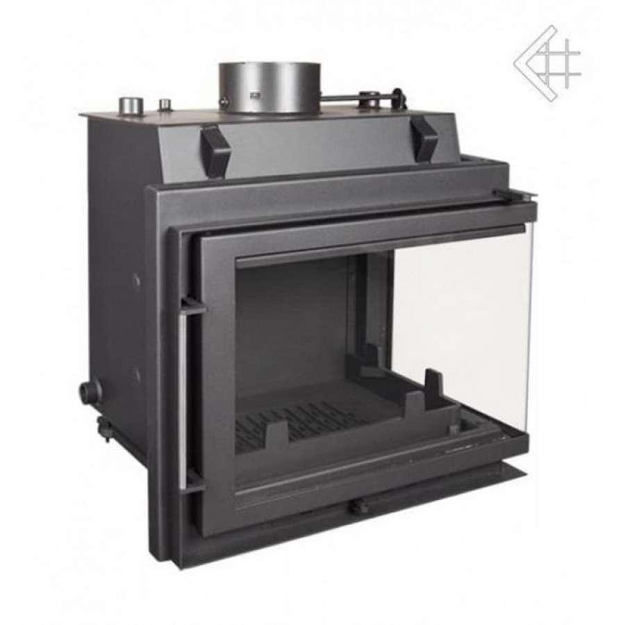 Каминная топка Kratki Maja/PW/BP/12/BS/W (угловое стекло справа, змеевик) Амазонка бай фото в Лиде