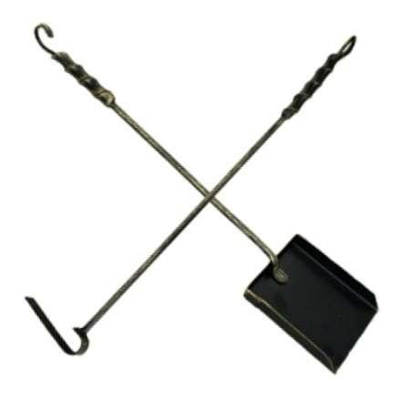 Набор кочерга и совок Везувий кованный купить в Лиде