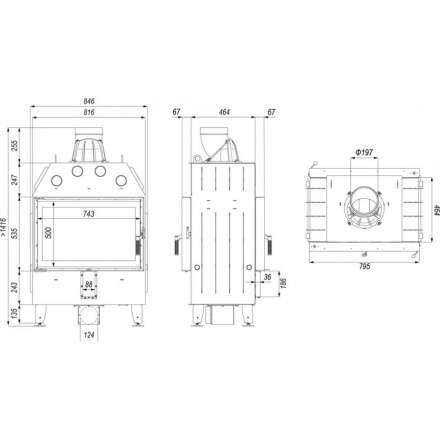 Каминная топка DEFRO HOME INTRA ME T в Лиде