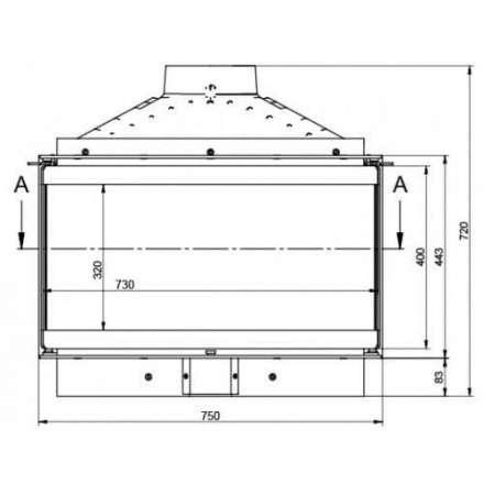 Каминная топка KFD ECO iMAX 7 3F standard в Лиде