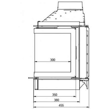 Каминная топка KFD ECO iMAX 7 3F standard в Лиде