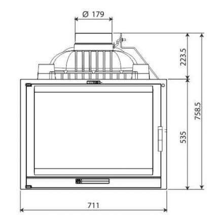 Каминная топка NORDflam LB CDP в Лиде