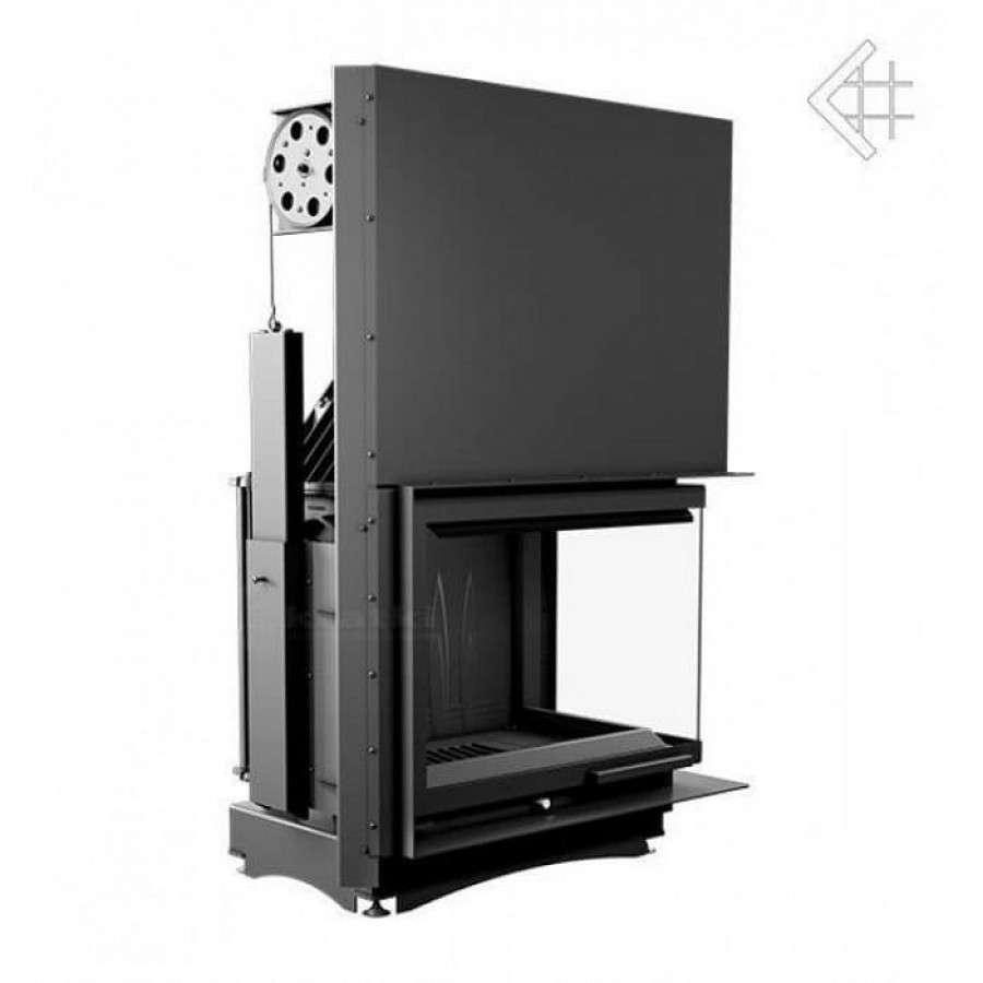 Каминная топка Kratki Amelia/P/BS/G (угловое стекло справа, гильотина) Амазонка бай фото в Лиде