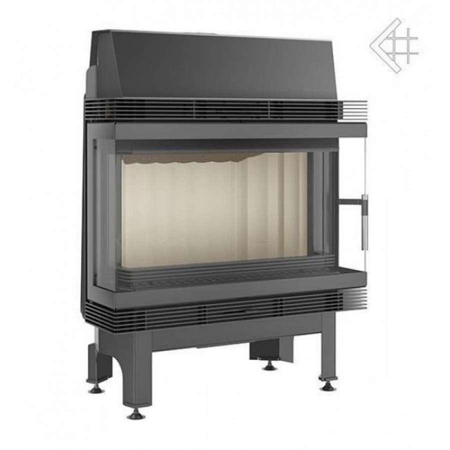 Каминная топка Kratki Blanka 670/570/LP/BS (угловое стекло слева-справа) Амазонка бай фото в Лиде