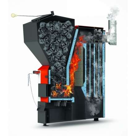 Автоматический котел длительного горения «АТУМ 55» в Лиде