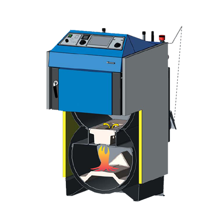 Твердотопливный котёл Atmos DC22S в Лиде