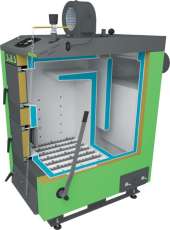 Твердотопливный котел SAS MI 42 в Лиде