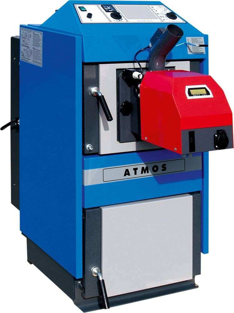 Твердотопливный котёл Atmos DC 50 S с пеллетной горелкой Амазонка бай фото в Лиде