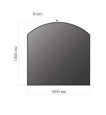 Лист напольный Везувий, 2мм, черный 1200*1200*2 R641 в Лиде