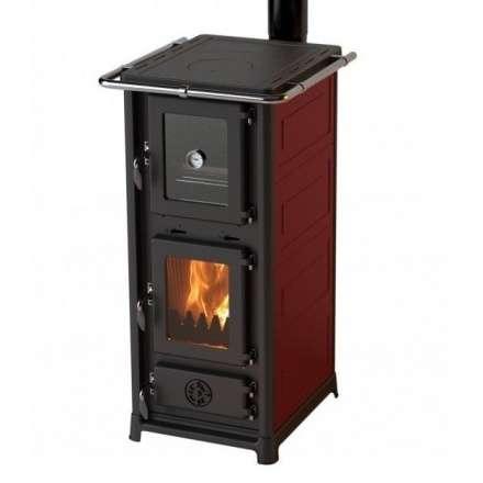 Печь-камин MBS Olympia Plus бордовая Амазонка бай фото в Лиде