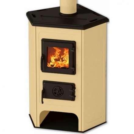 Печь-камин MBS Corner кремовый фото в Лиде