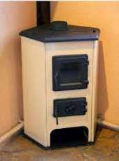 Купить Печь-камин MBS Corner кремовый сталь в Лиде Амазонка бай фото в Лиде