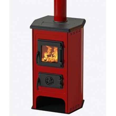 Печь-камин MBS Hit красный фото в Лиде