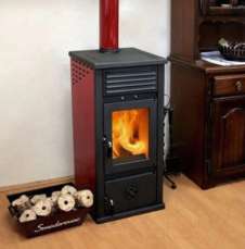 Купить Печь-камин MBS Vesta Plus красная в Лиде в Лиде