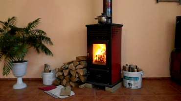 Купить Печь-камин MBS Vesta Plus красная в Лиде в Лиде