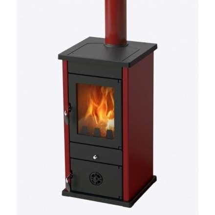Печь-камин MBS Vesta Eco бордовая фото в Лиде