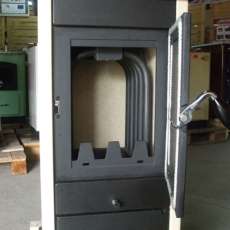 Купить Печь-камин MBS Thermo Vesta Plus кремовая (с водяным контуром) в Лиде в Лиде