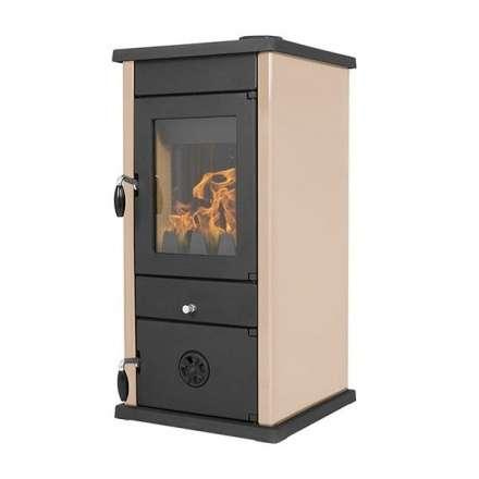 Печь-камин MBS Thermo Vesta Plus кремовая (с водяным контуром) фото в Лиде