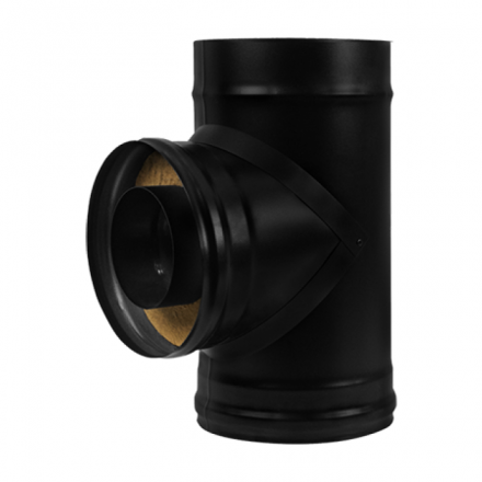 Сэндвич-тройник 90° BLACK AISI 430-0,8 мм утепл. 50 мм в Лиде