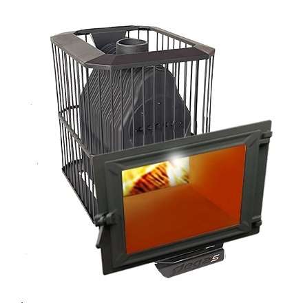 Печь Пегас 16 NEXT панорама сетка фото в Лиде