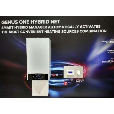 Конденсационный газовый котел Ariston GENUS ONE SYSTEM 24 в Лиде