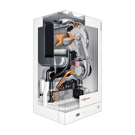 Конденсационный котел Viessmann Vitodens 50-W BPJD 24 кВт двухконтурный в Лиде