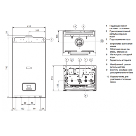 Газовый котел Protherm Гепард 23 MTV (turbo) в Лиде