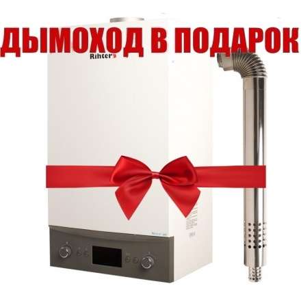 Газовый котел Rihters Econom 26 с дымоходом в Лиде