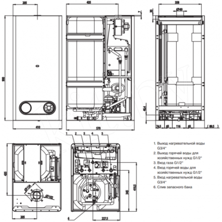 Газовый котел Protherm Тигр 24 KTZ в Лиде