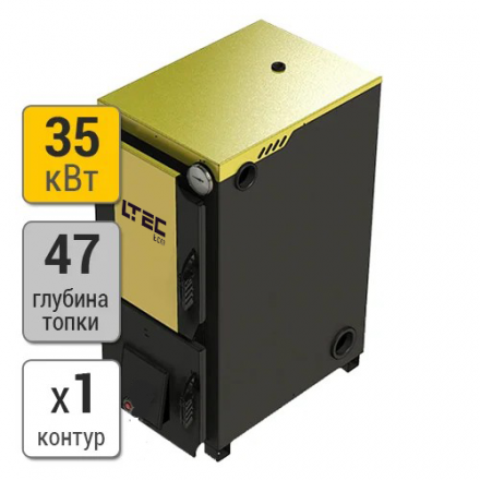 Твердотопливный котел LTEC Eco 35 в Лиде