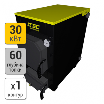 Твердотопливный котел LTEC Thermolong 30 в Лиде